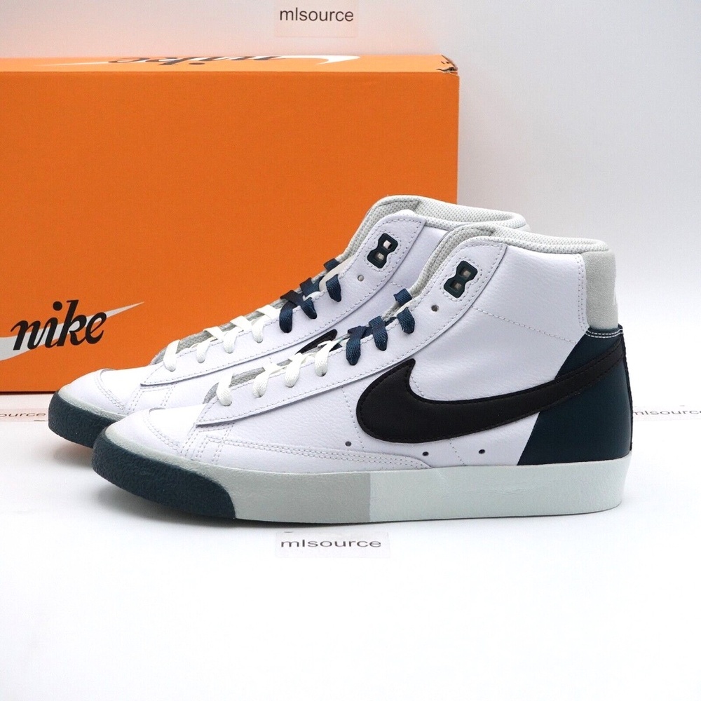 NEW Nike Blazer Mid '77 Premium Remix Split Sneakers FB8889-100 White